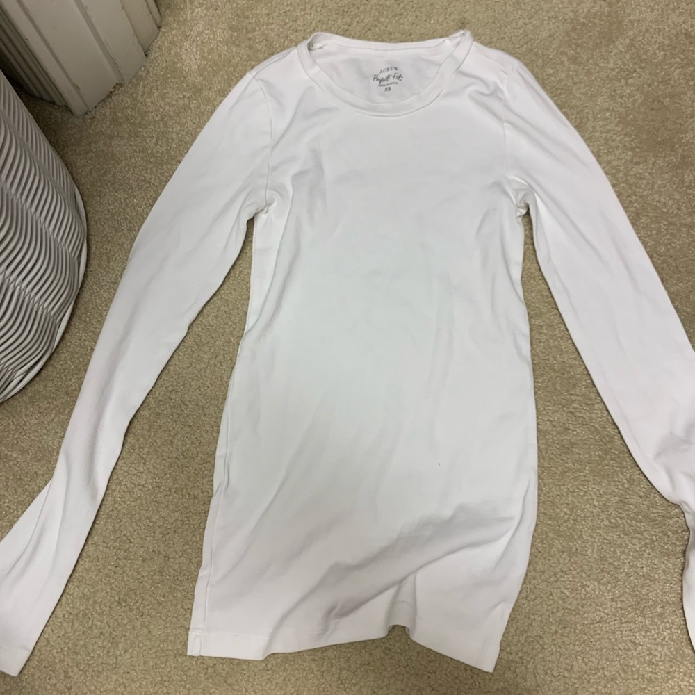 Plain white long sleeve